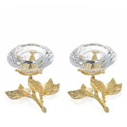 Crystal Dreams Kerzenhalter gold