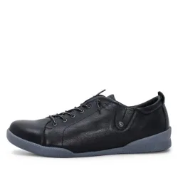 Andrea Conti Damen Lederslipper schwarz