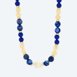 Christian Materne Collier Citrin, Achat, Chalcedon