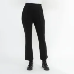 MILANO Design Damen-Hose Bootcut schwarz