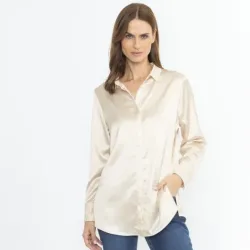 TRENDS by J. Leibfried Satinbluse champagner