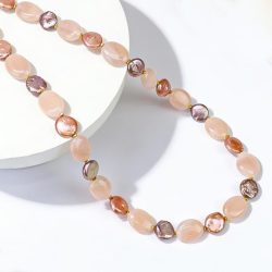 Collier Aventurin, SWZPerlen Magnetverschluß