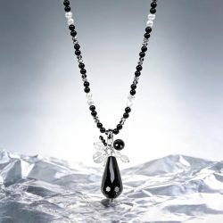 Collier mit Anhänger Achat, SWZPerlen endlos