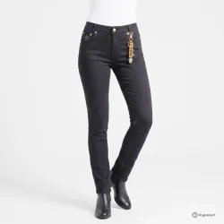 Zauberhose 'Miracle Shape' Regular Fit schwarz
