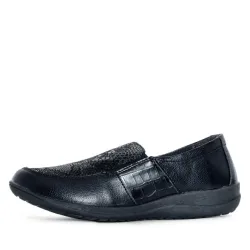 TOPWAY COMFORT Damenslipper schwarz