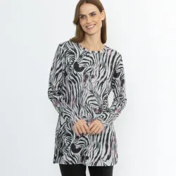 CHRISTIAN MATERNE Damen-Tunikashirt multicolor