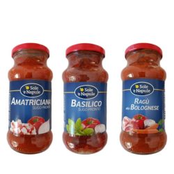 SRagu Bolognese, Bascilico, Amatriciana