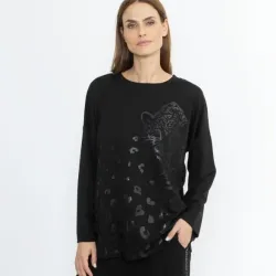 Lounge Collection by H. S. Sweatshirt schwarz