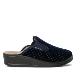 SANITAL LIGHT Damenhausschuh blau sparkle