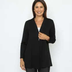 TRENDS by J. Leibfried Shirtjacke schwarz