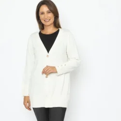 TRENDS by J. Leibfried Longcardigan offwhite