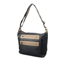 dariya Umhängtasche dunkelblau/beige