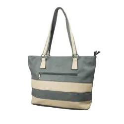 dariya Shopper blaugrau/creme