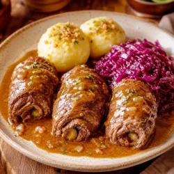 Rinderroulade 3er+Kraut&Knödel