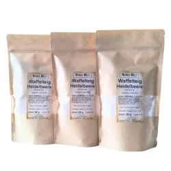 Nona's Waffelteig Heidelbeere Sortenrein 3x250g