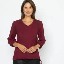 Signature Collection by Heike S. Shirt bordeaux