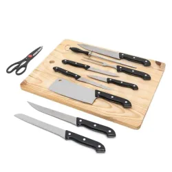 Excellent Houseware Messerset 11 tlg+Schneidbrett