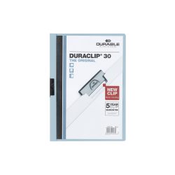 DURABLE Klemmmappe Duraclip DIN A4 Hellblau