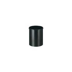 Vepa Bins Metall Abfalleimer 25,5 x 25,5 x 36 cm Schwarz