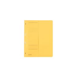 Leitz Ösenhefter 3740 DIN A4 Gelb Manilakarton A4 mit kaufmännischer Heftung 23,5 x 30,5 cm