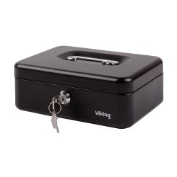Office Depot Geldkassette Schwarz 204 x 150 x 74 mm