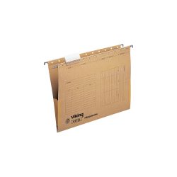 Viking Hängetaschen V1716 DIN A4 Braun Manilakarton 25 Stück