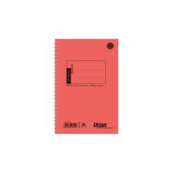 Ursus Style Notizbuch Spezial Kariert Spiralbindung Pressspan Orange Nicht perforiert 96 Seiten 48 Blatt