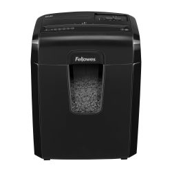 Fellowes Aktenvernichter 8MC Mikroschnitt Sicherheitsstufe P-4 8 Blatt