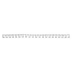 GBC Drahtbinder&uuml;cken 10mm A4 IB165221 schwarz, 21 Ringe 100 St&uuml;ck