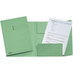 Esselte Manilla Jurismappe 1033308 DIN A4 Grün Recycelter Karton 250 Blatt 24 x 31,8 x 2 cm 50 Stück