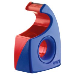 tesa Klebebandabroller tesafilm Easy Cut Blau, Rot 19 mm (B) x 10 m (L) Kunststoff