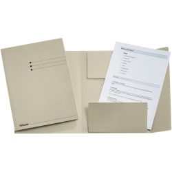 Esselte Manilla Jurismappe 1033307 DIN A4 Grau Recycelter Karton 250 Blatt 24 x 31,8 x 2 cm 50 Stück