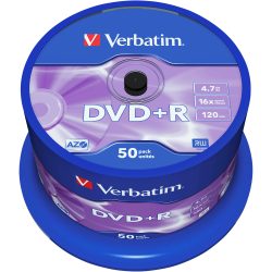Verbatim 43550 DVD+R Rohling 4.7 GB 50 St. Spindel