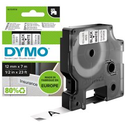 DYMO Schriftband D1 schwarz/weiss S0720530 12mm/7m