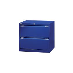 Bisley Hängeregistraturschrank 2 Schubladen Schwarz 800 x 622 x 711 mm
