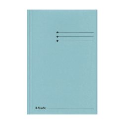 Esselte Manilla Jurismappe 1032302 Foolscap Blau Recycelter Karton 250 Blatt 23,3 x 35 x 2 cm 50 Stück