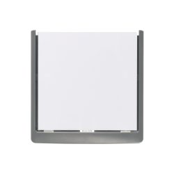 DURABLE Türschild Kunststoff Silber 14,9 x 14,85 cm