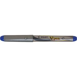 Pilot V-Pen silver Füller 0.5 mm Blau