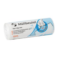 DEISS Müllsäcke 80 L Weiß 63 x 85 cm 40 Stück