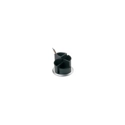 HELIT Stiftek&ouml;cher 150x112mm H6220599 schwarz/silber