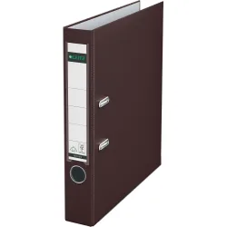 Leitz 180° Ordner A4 52 mm Braun 2 Ringe 1015 PP (Polypropylen) Glatt Hochformat
