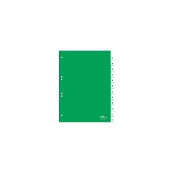DURABLE Register 6210 DIN A4 Grün 12-teilig 6-fach Kunststoff 1 bis 12