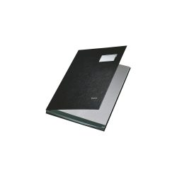 LEITZ Unterschriftsmappen 57010095 schwarz 10 F&auml;cher