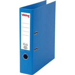 Viking Ordner A4 hoch 75 mm Blau 2 Ringe PP (Polypropylen) Matt Hochformat