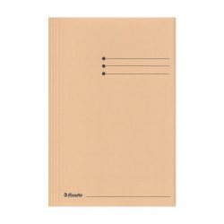 Esselte Manilla Jurismappe 1032304 Foolscap Chamois Recycelter Karton 250 Blatt 23,3 x 35 x 2 cm 50 Stück