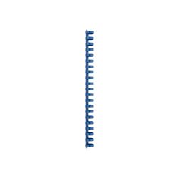 GBC Polyvinylchlorid Plastikbinderücken Blau 19.0 mm 165 Blatt DIN A4 100 Stück
