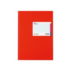 König & Ebhardt Geschäftsbuch DIN A4 Kariert 80 g/m² Rot 96 Blatt