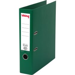 Viking Ordner A4 hoch 75 mm Dunkelgrün 2 Ringe PP (Polypropylen) Matt Hochformat