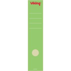 Viking Rückenschilder 60 mm x 285 mm Grün 10 Stück