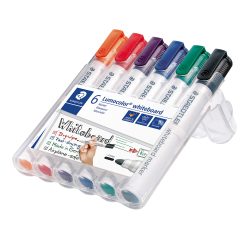 Staedtler Whiteboardmarker Lumocolor 351 Rot, Blau, Grün, Schwarz, Orange, Violett 351 WP6 6 St./Pack.